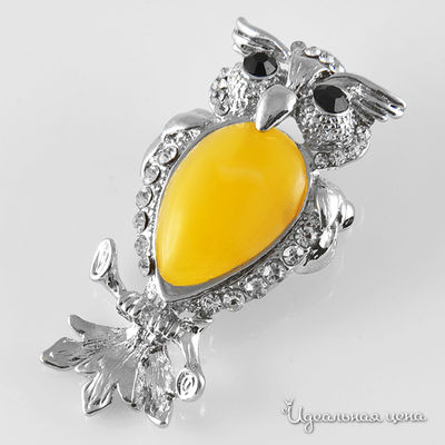 Брошь Migura, цвет молочный