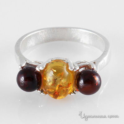 Кольцо Migura, цвет коньячный