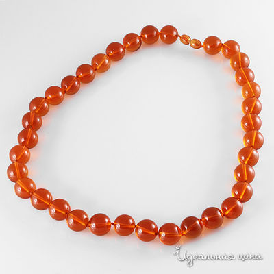 Бусы Migura, цвет коньячный