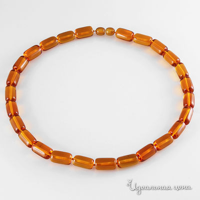 Бусы Migura, цвет коньячный