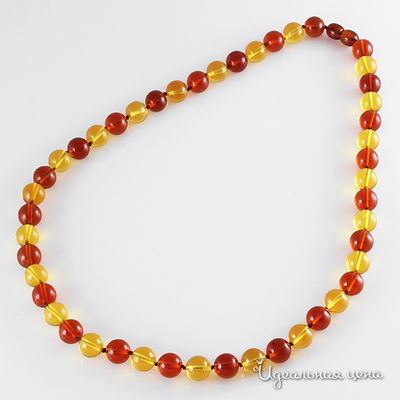 Бусы Migura, цвет коньячный