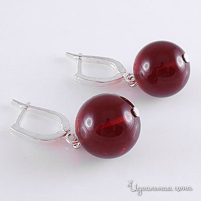 Серьги Migura, цвет коньячный