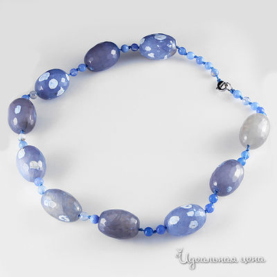 Бусы Migura, цвет голубой