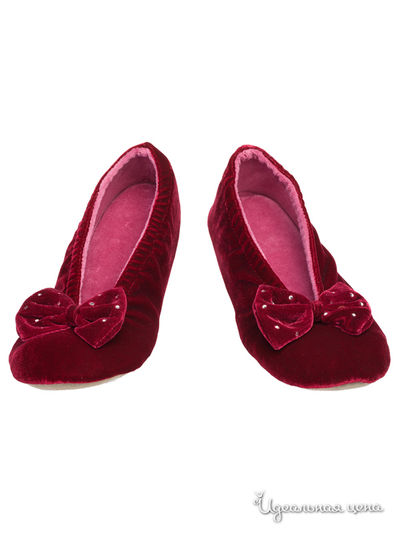 Тапочки Isotoner, цвет Красный