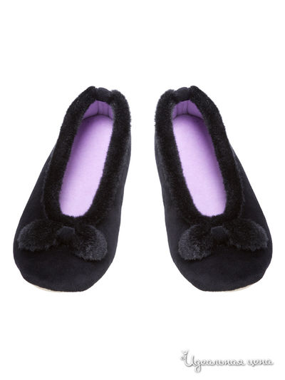 Тапочки Isotoner, цвет черный