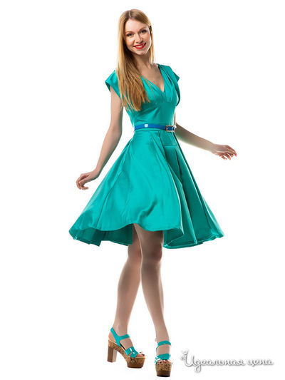 Платье Leo Mayers, цвет бирюзовый