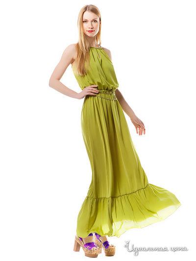 Платье Bovona, цвет оливковый