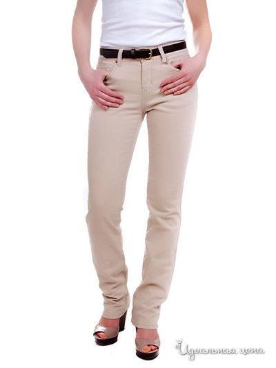 Брюки C'est Beau la Vie!, цвет бежевый