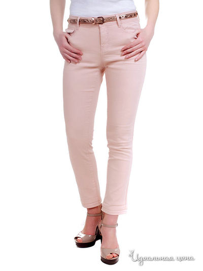Брюки C'est Beau la Vie!, цвет бледно-розовый