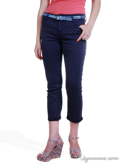 Брюки C'est Beau la Vie!, цвет темно-синий
