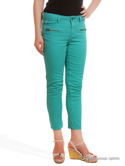 Брюки C'est Beau la Vie!, цвет зеленый ментол