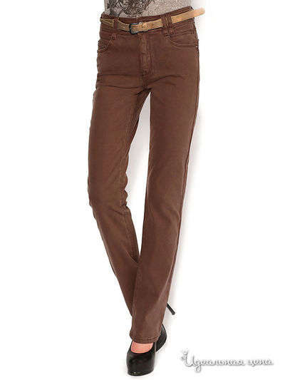 Брюки C'est Beau la Vie!, цвет шоколадный