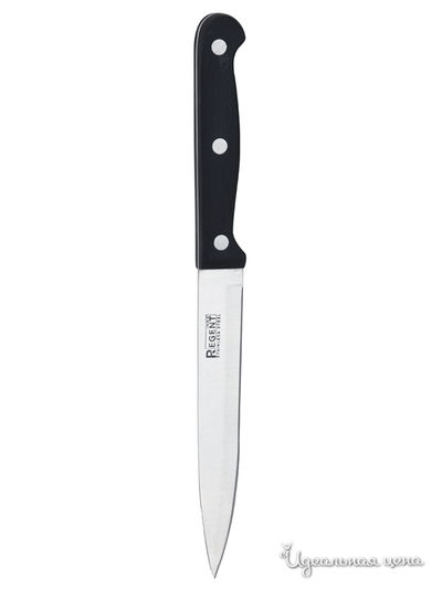 Нож универсальный для овощей, 125/220мм Regent, цвет черный