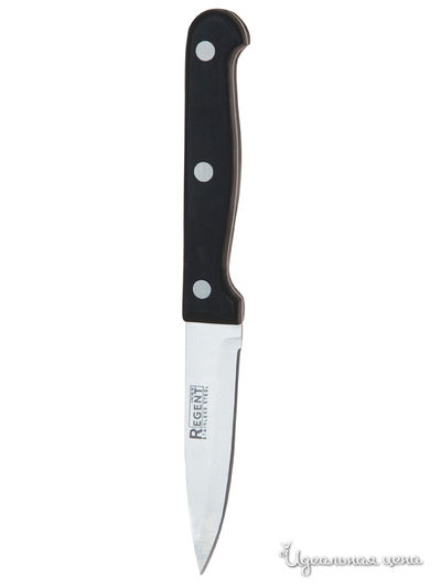 Нож для овощей, 80/180мм Regent, цвет черный