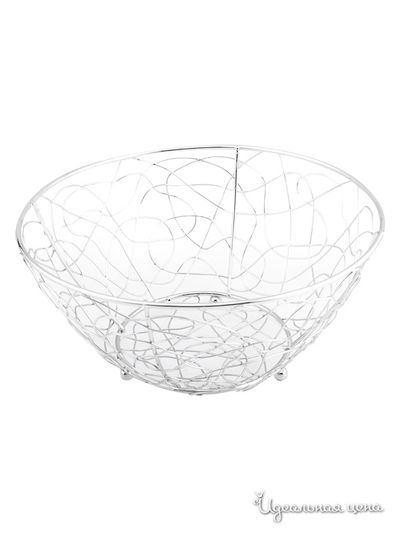 Фруктовница, 23х12 см Regent, цвет металл