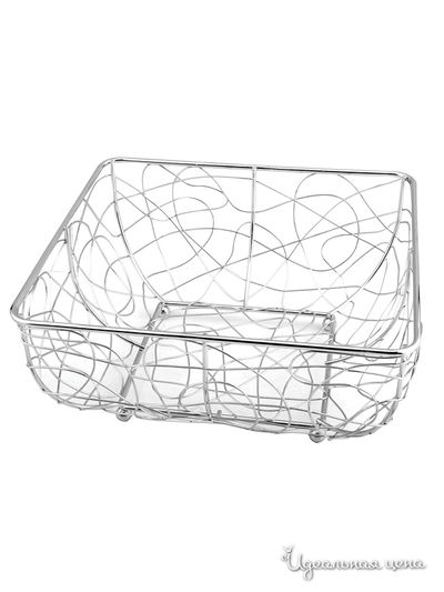 Фруктовница, 24х24х11 см Regent, цвет металл