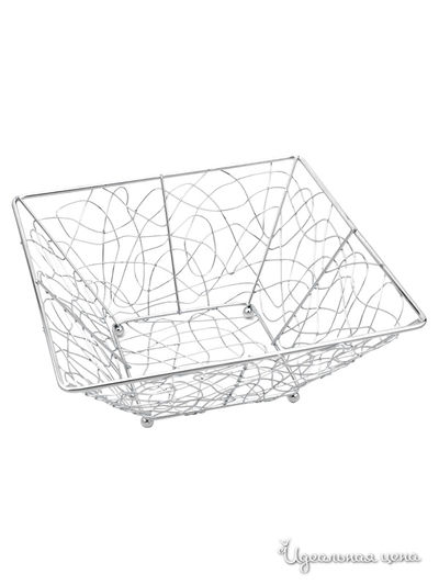 Фруктовница, 24х24х10 см Regent, цвет металл