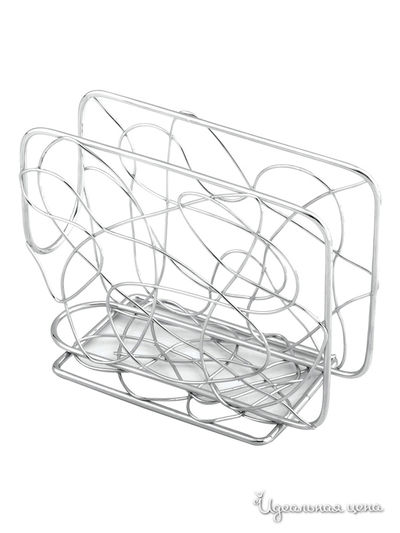 Салфетница, 12х6х9 см Regent, цвет металл