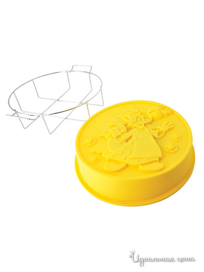 Форма для выпечки, 25x6 см Regent, цвет желтый