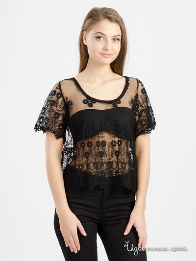 Топ Red Soul, цвет черный