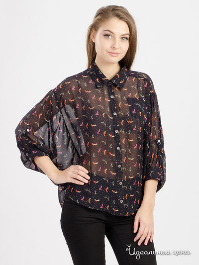 Блуза Red Soul, цвет рисунок/темно-синий