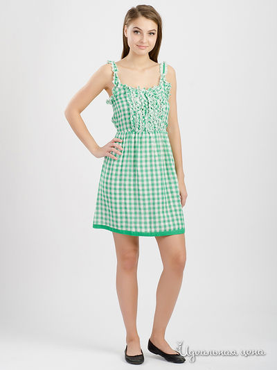 Платье Red Soul, цвет в клетку зеленый