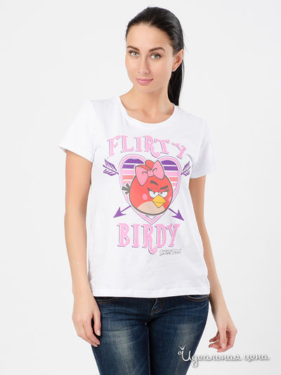Футболка Angry Birds, цвет Белый