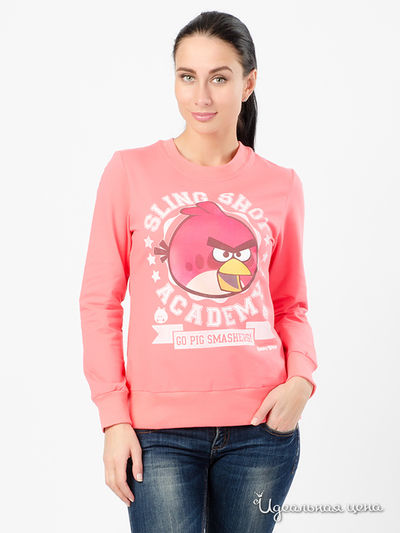 Джемпер Angry Birds, цвет коралл