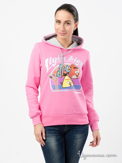 Толстовка Angry Birds, цвет розовый