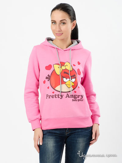 Толстовка Angry Birds, цвет розовый