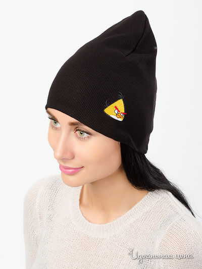 Шапка Angry Birds, цвет черный