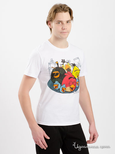 Футболка Angry Birds, цвет Белый