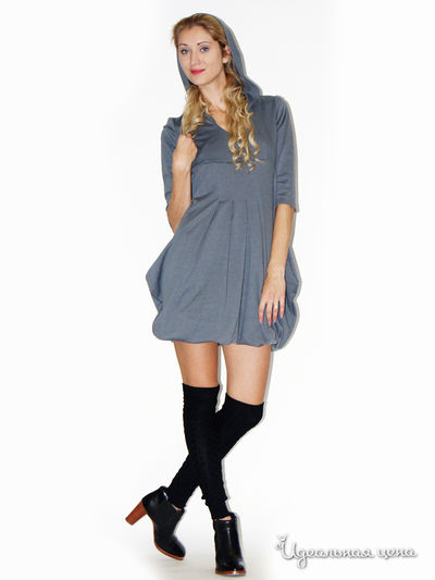 Платье Nastya Sergeeva by May Be, цвет серый