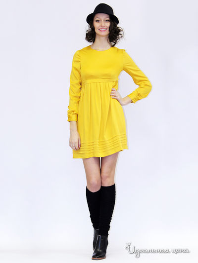 Платье NASTYA SERGEEVA by MAY BE, цвет желтый