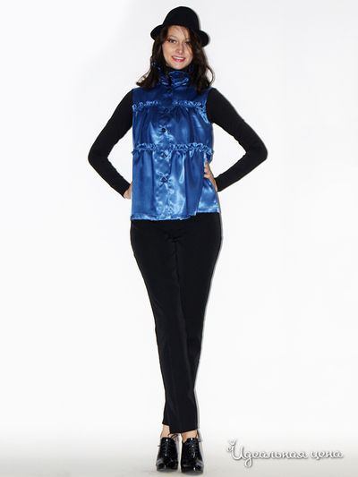 Жилет Nastya Sergeeva by May Be, цвет голубой