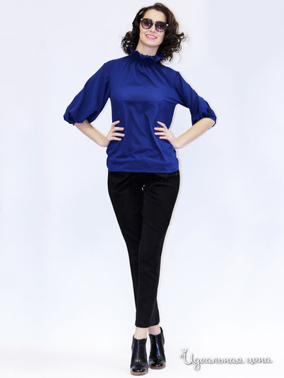 Блуза Nastya Sergeeva by May Be, цвет синий