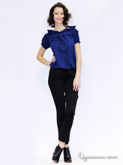 Блуза Nastya Sergeeva by May Be, цвет синий