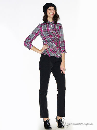 Жакет Nastya Sergeeva by May Be, цвет сиреневая клетка