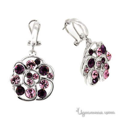 Серьга Incognito, цвет аметист