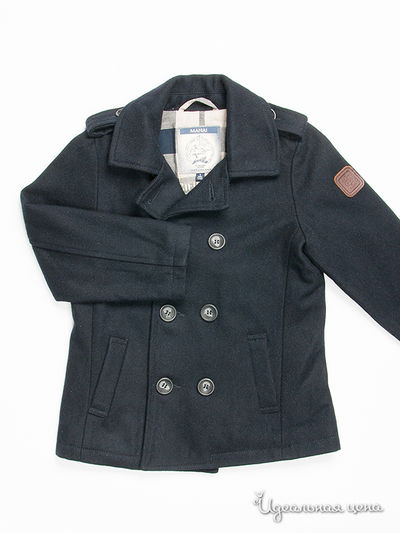 Полупальто Manai, цвет т.синий