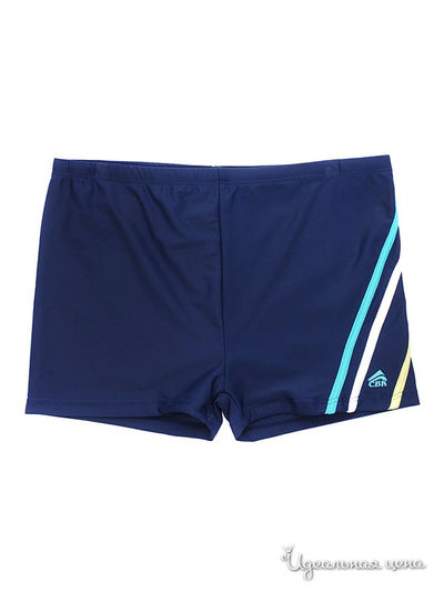 Плавки CBK, цвет темно-синий/бирюзовый/белый/анис