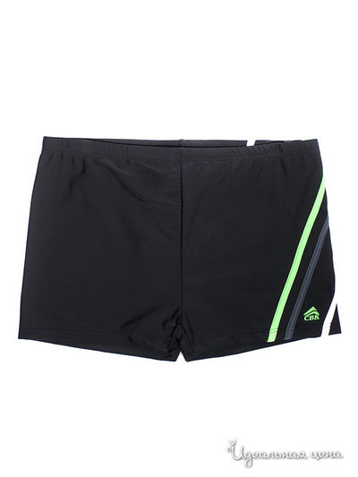 Плавки CBK, цвет черный/зеленый/антрацит/белый