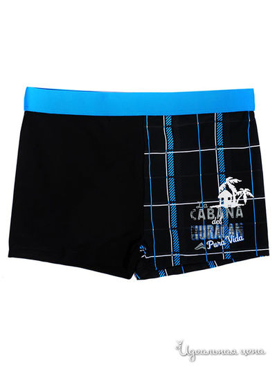 Плавки CBK, цвет черный/голубой