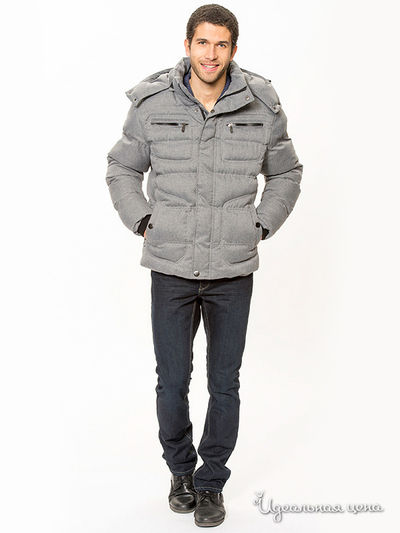 Куртка CBK, цвет светло-серый меланж