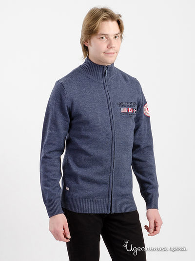 Кардиган CBK, цвет темно-синий меланж