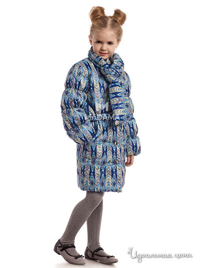 Пальто Madama, цвет синий/желтый