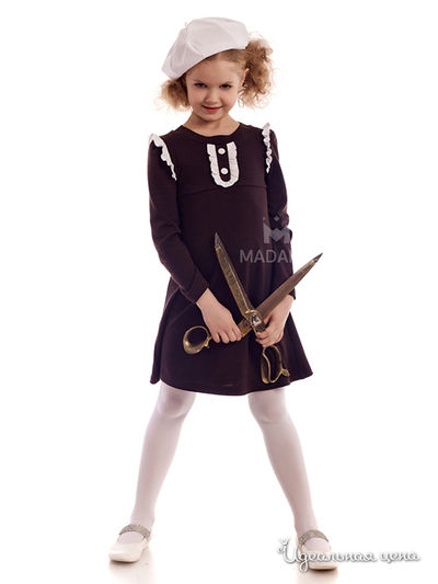 Платье Madama, цвет Коричневый