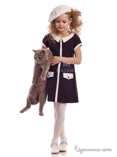 Платье Madama, цвет Коричневый