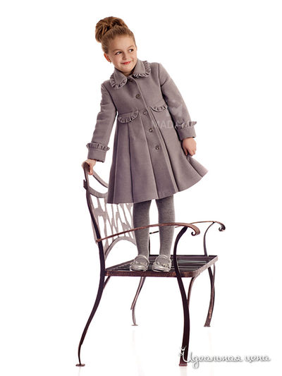 Пальто Madama, цвет светло-серый