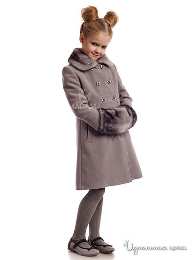 Пальто Madama, цвет светло-серый